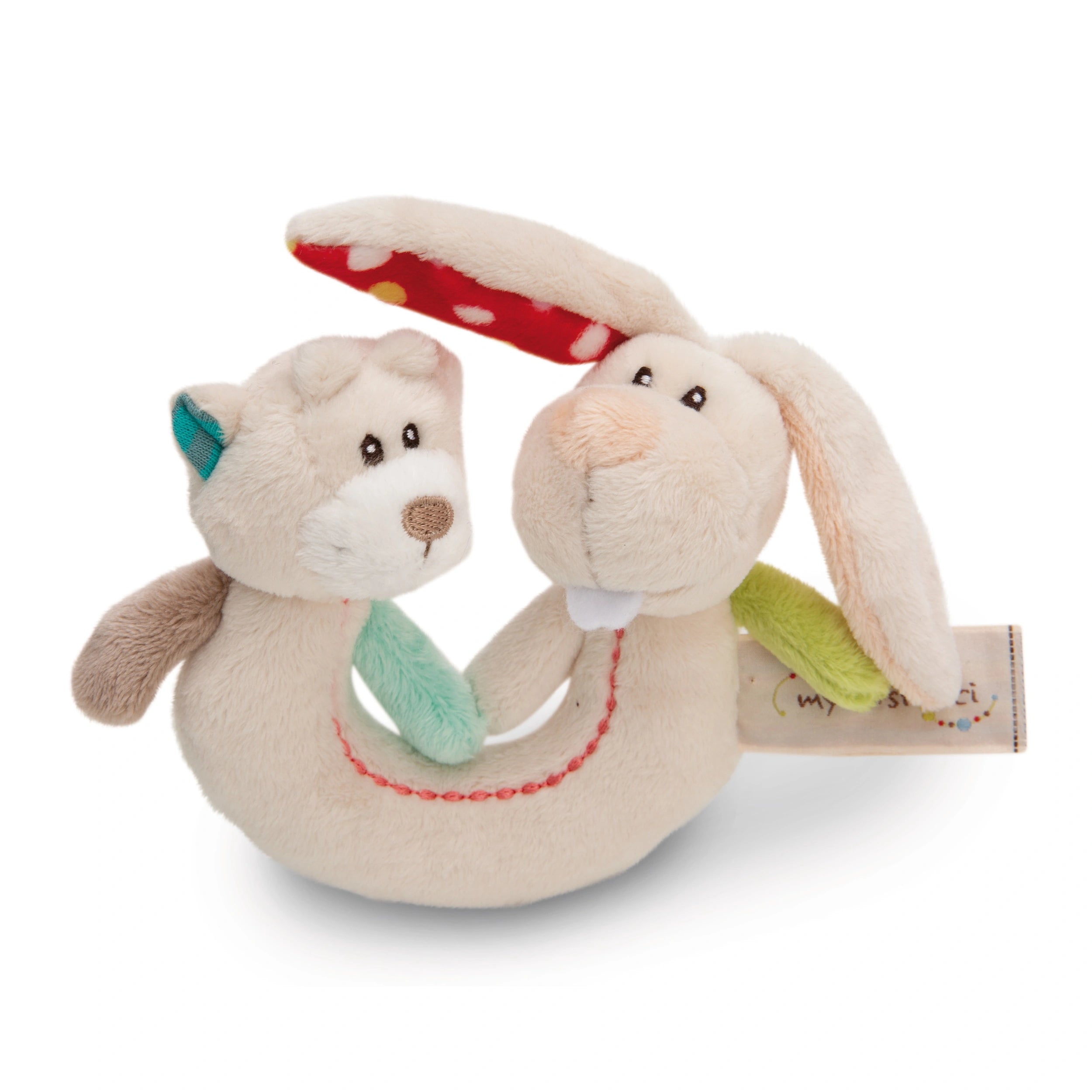 NICI - My First NICI Grabber Bunny Tilli And Bear Taps - Rattles