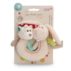 NICI - My First NICI Grabber Bunny Tilli And Bear Taps - Rattles