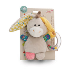 NICI - My First NICI Ring Rattle Donkey Muli 15 Cm - Rattles