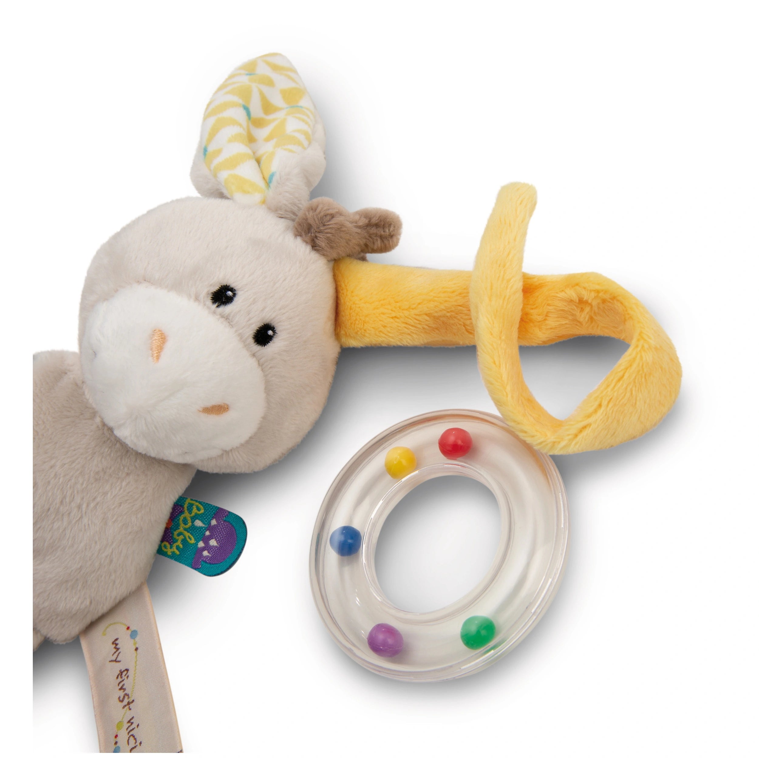 NICI - My First NICI Ring Rattle Donkey Muli 15 Cm - Rattles