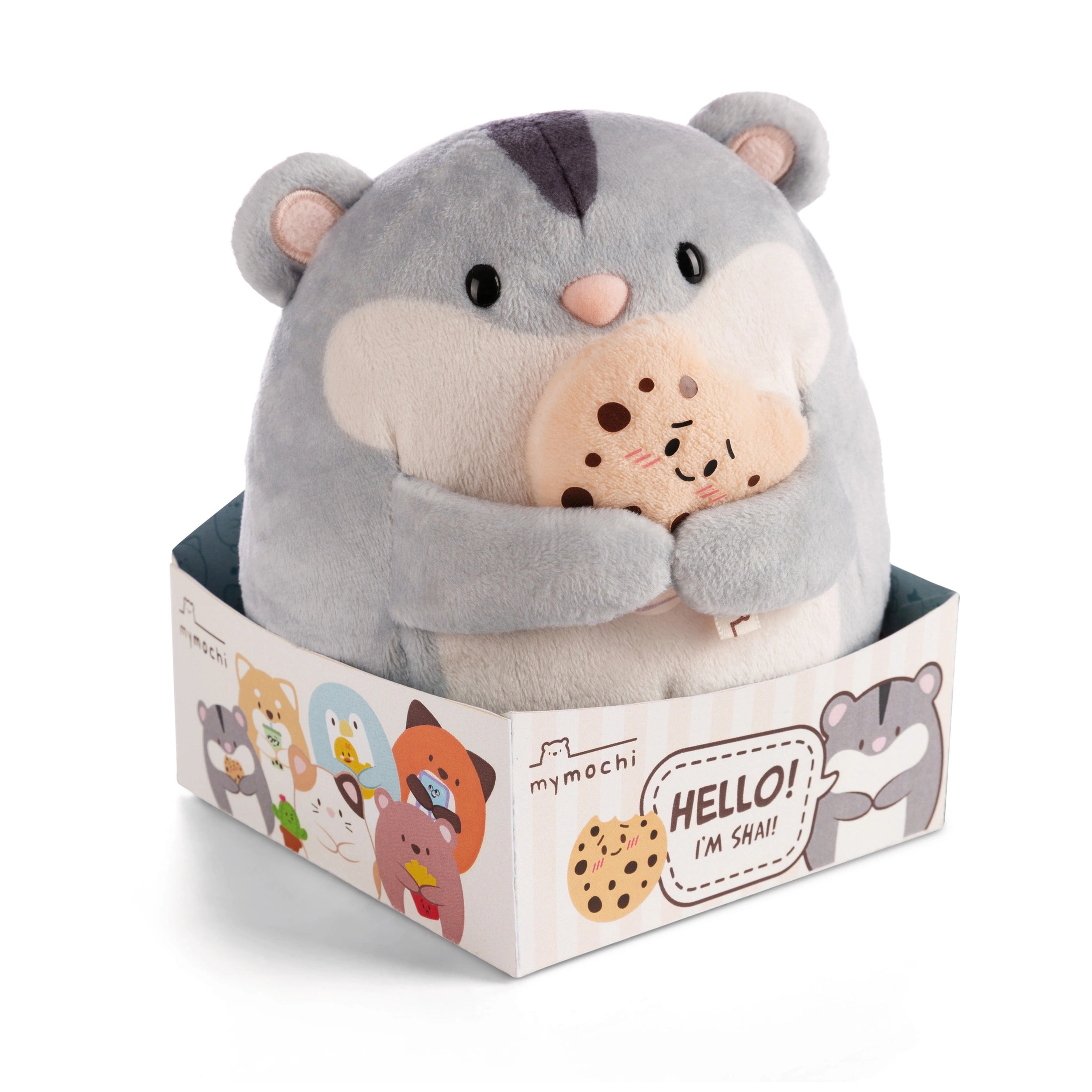 NICI - Mymochi-Soft-Toy-Hamster-Shai-Stuffed-Animals