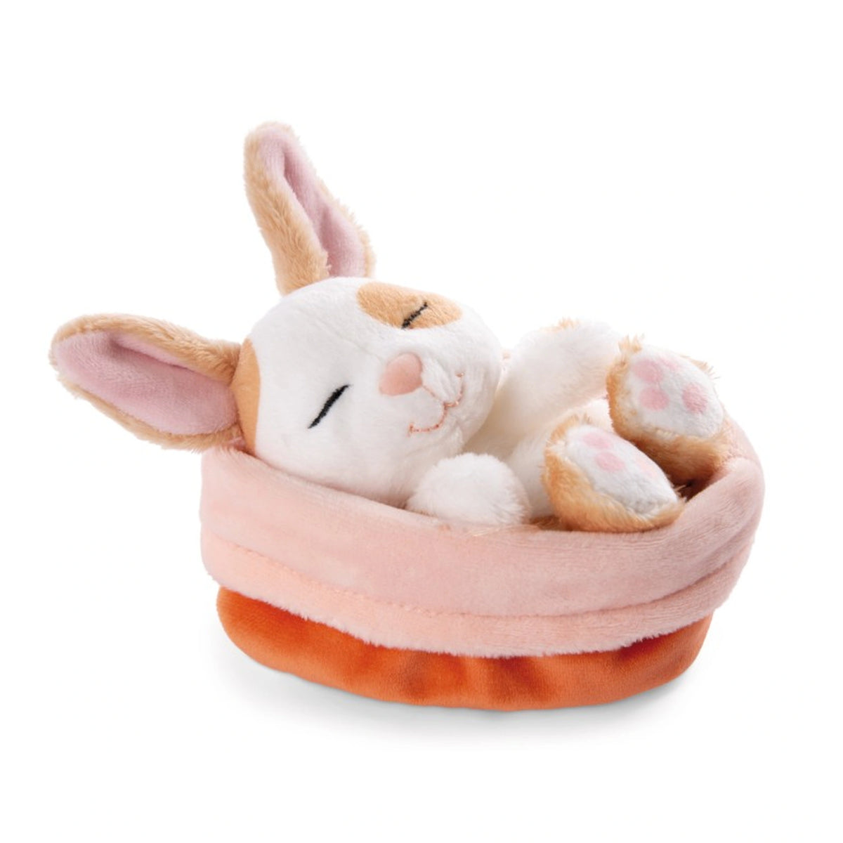 NICI - Sleeping-Pets-Bunny-Caramel-Dotted-Stuffed-Animals