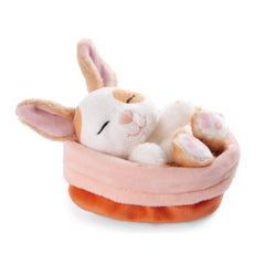 NICI - Sleeping-Pets-Bunny-Caramel-Dotted-Stuffed-Animals