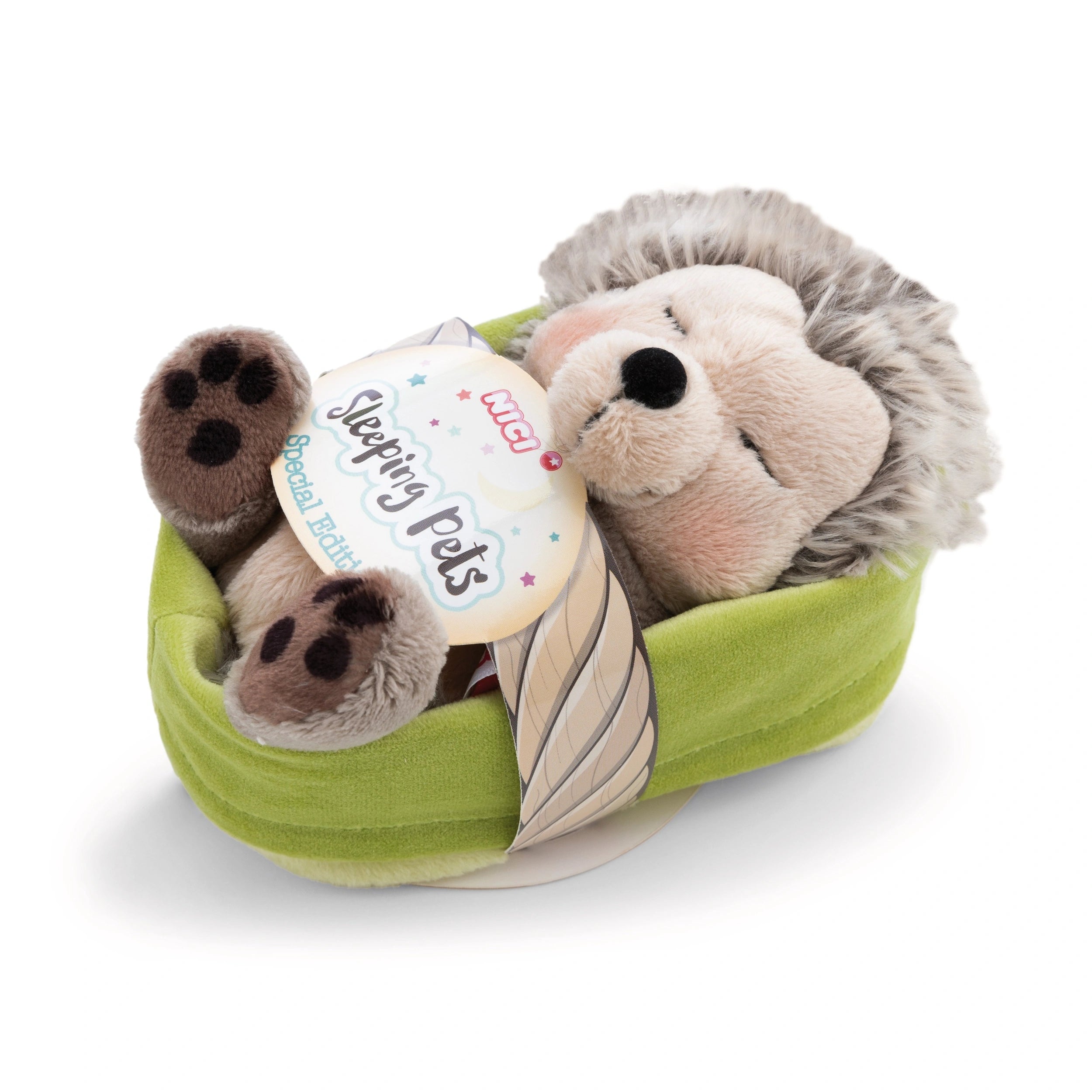 NICI - Sleeping-Pets-Hedgehog-Soft-Toy-Stuffed-Animals