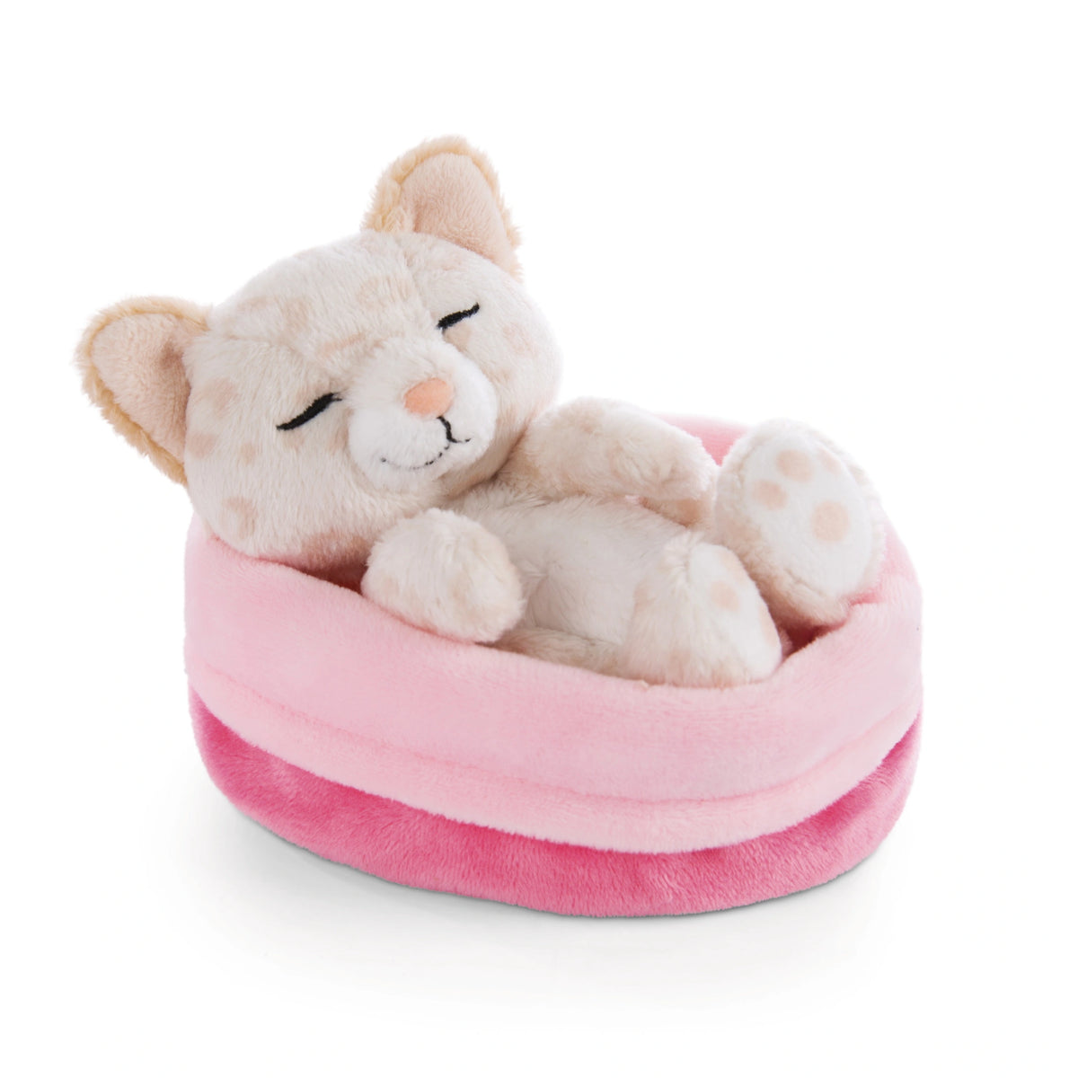 NICI - Soft-Toy-Sleeping-Pets-Kitty-Stuffed-Animals