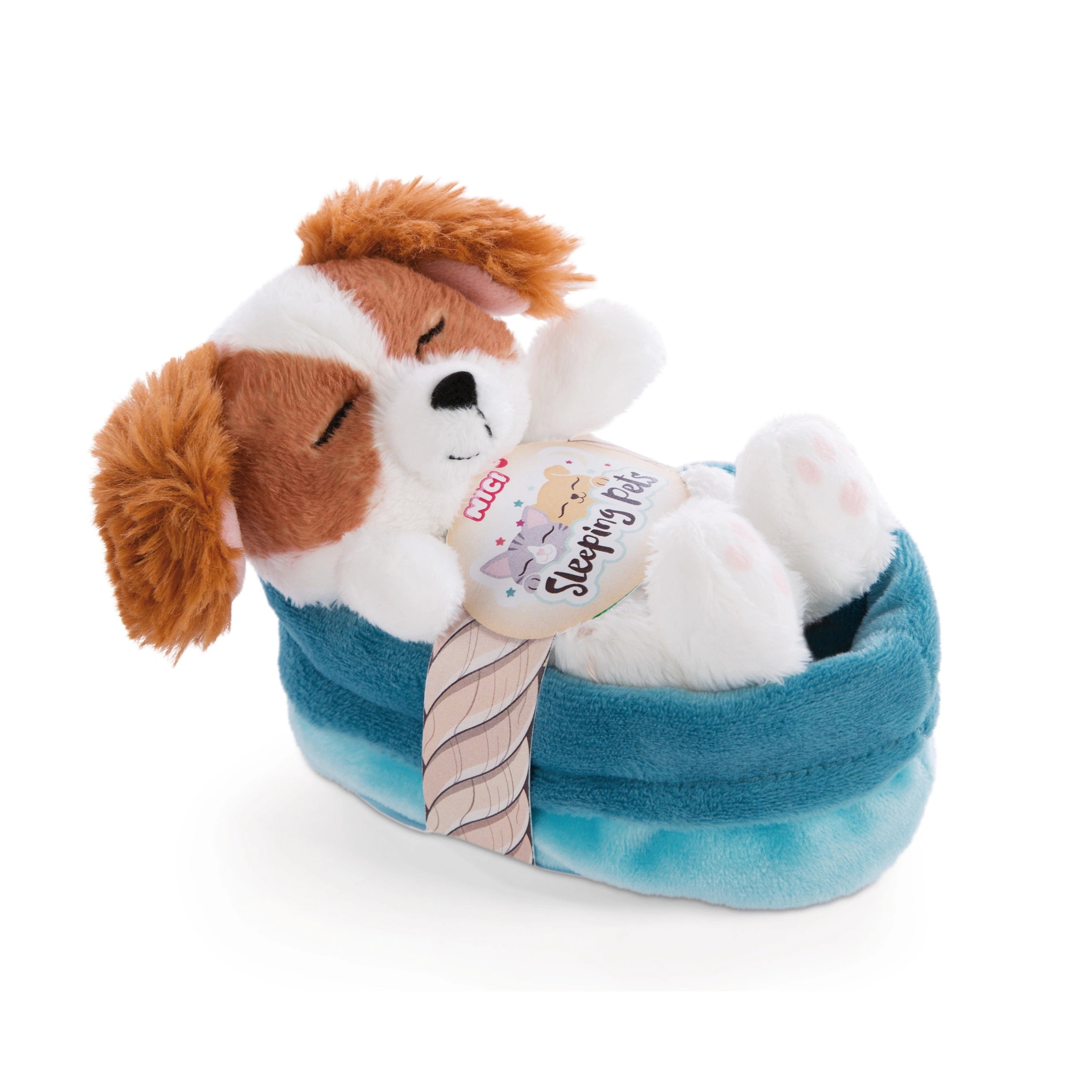 NICI - Soft-Toy-Sleeping-Pets-Puppy-Cocker-Spaniel-Stuffed-Animals