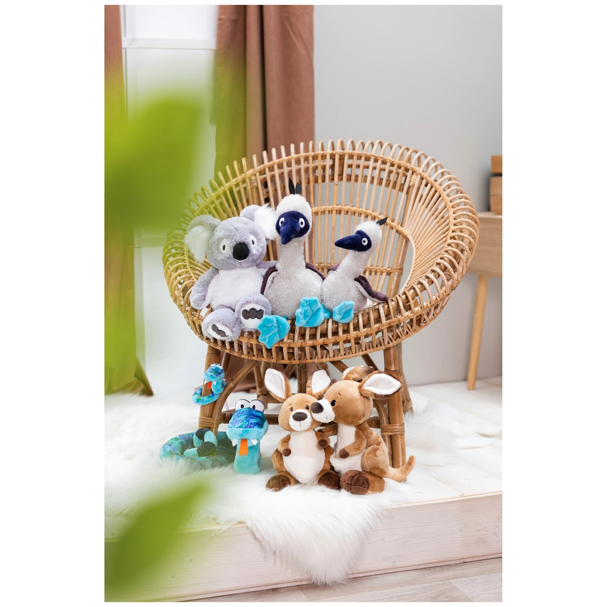 NICI - Wild-Friends-Kangaroo-Kelly-Standing-Soft-Toy-Stuffed-Animals