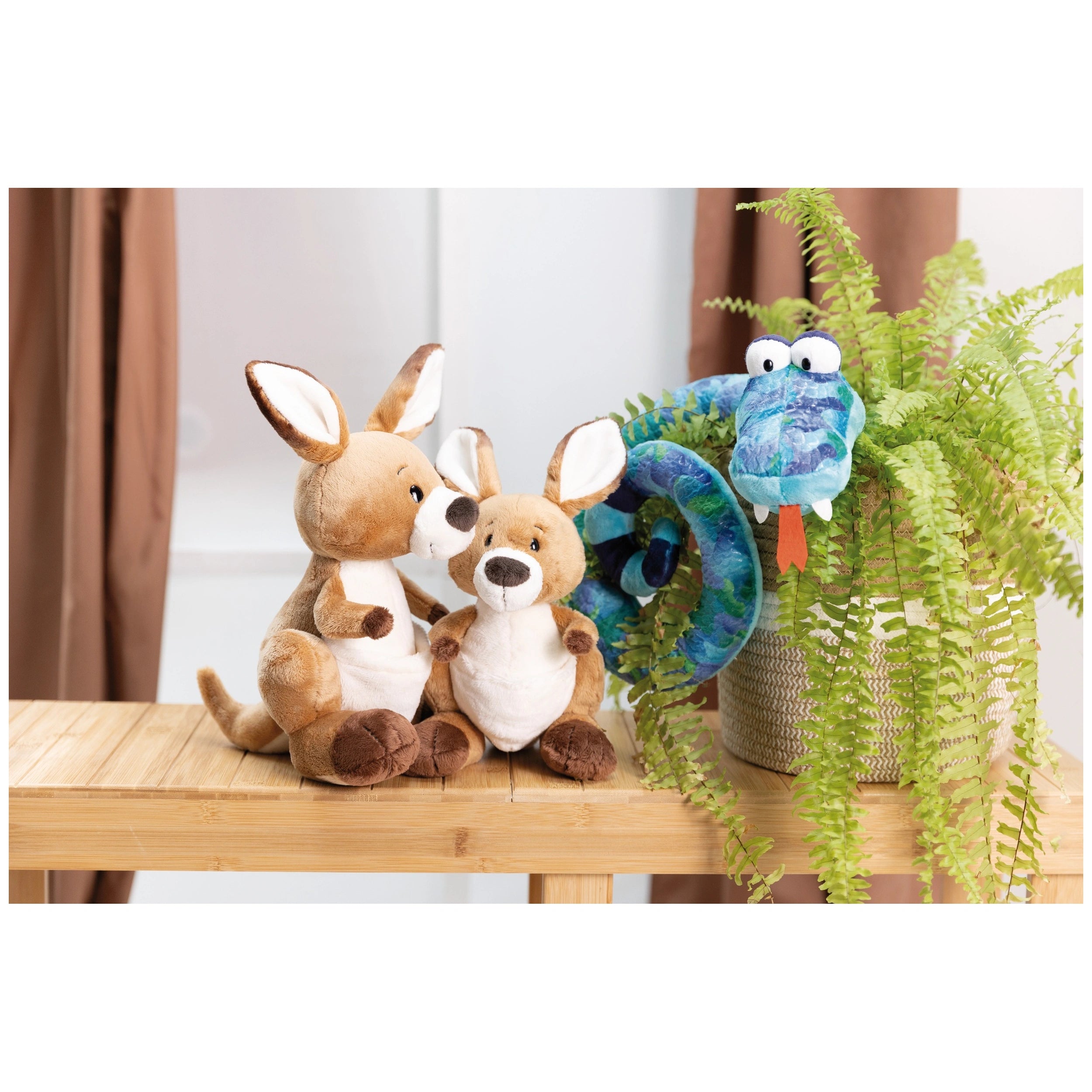 NICI - Wild-Friends-Kangaroo-Kelly-Standing-Soft-Toy-Stuffed-Animals