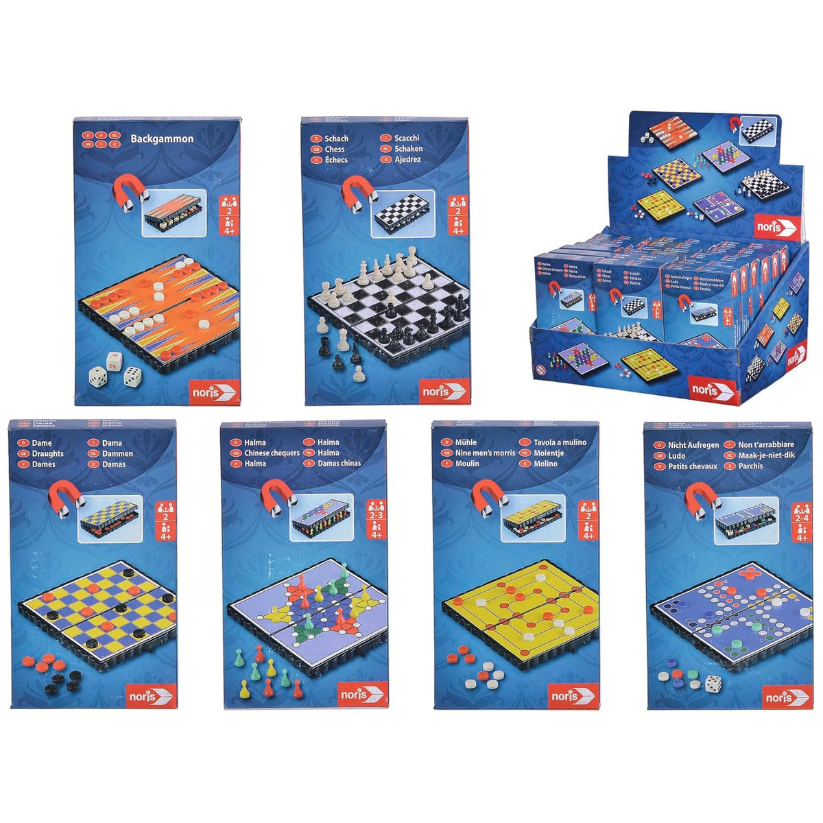 NORIS - Draagbare Interactieve Reisgames - Bordspellen