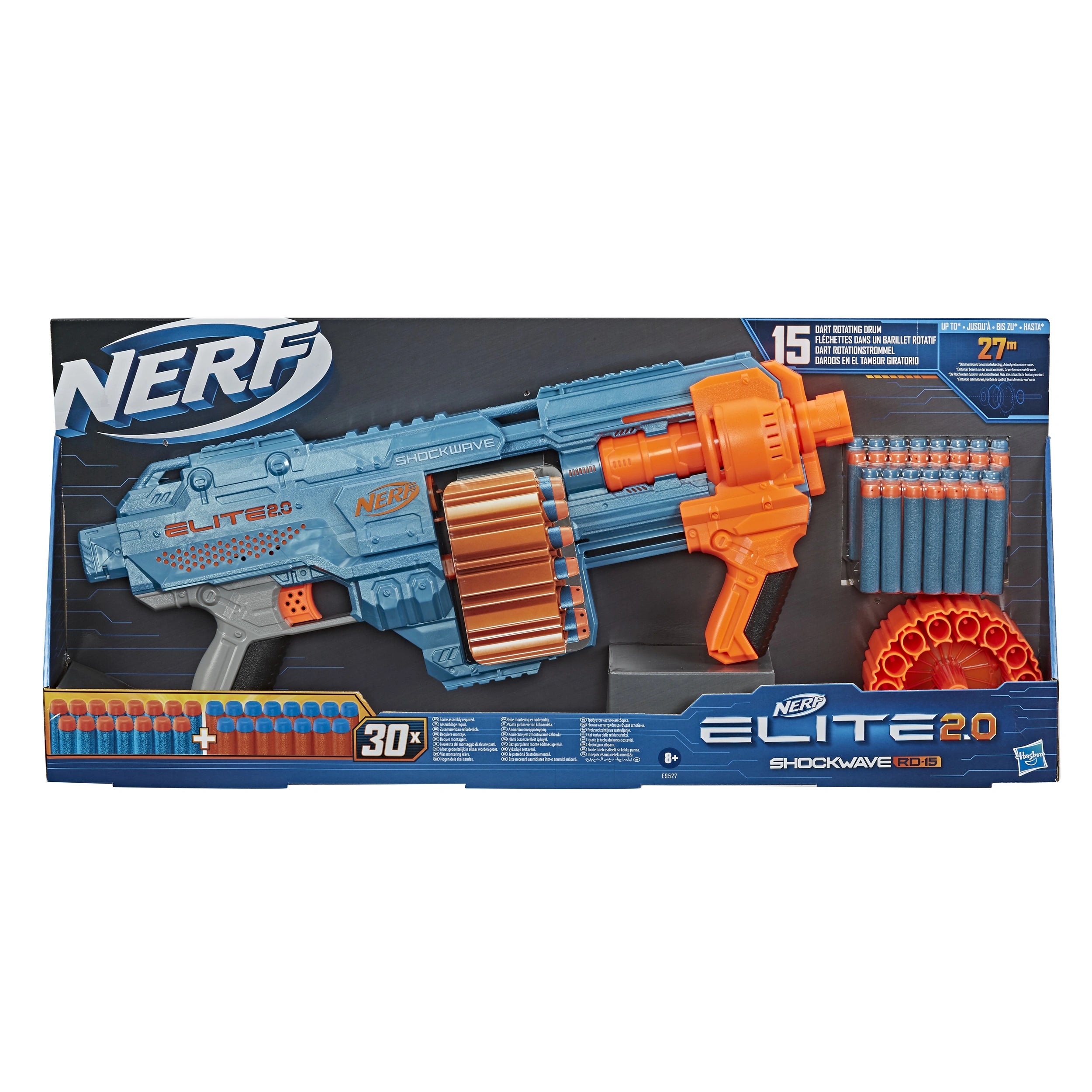Nerf - Elite 2.0 Shockwave RD-15 Blaster - Speelgoedwapens & Gadgets