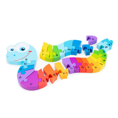 New Classic Toys - Alfabetpuzzel - Slang - Educatief Speelgoed