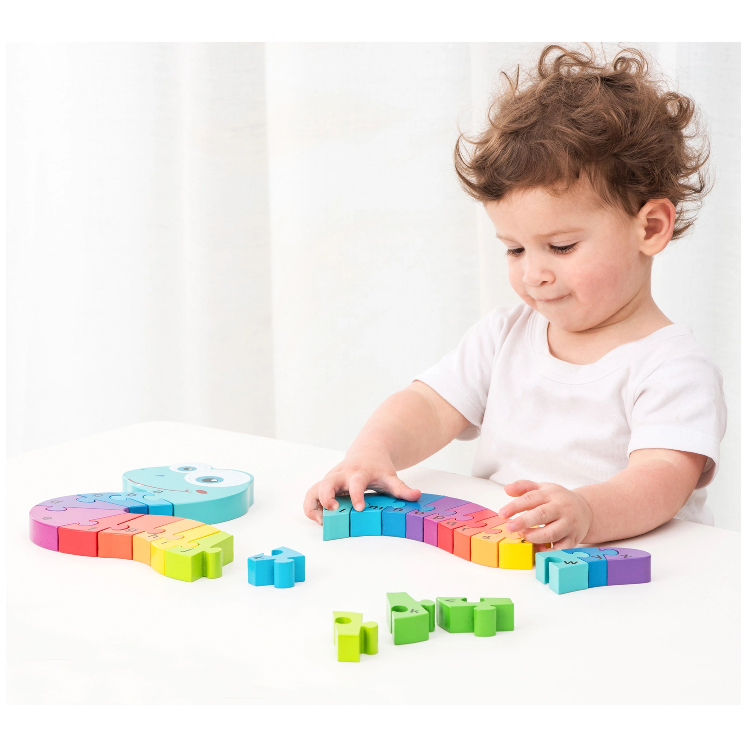 New Classic Toys - Alfabetpuzzel - Slang - Educatief Speelgoed