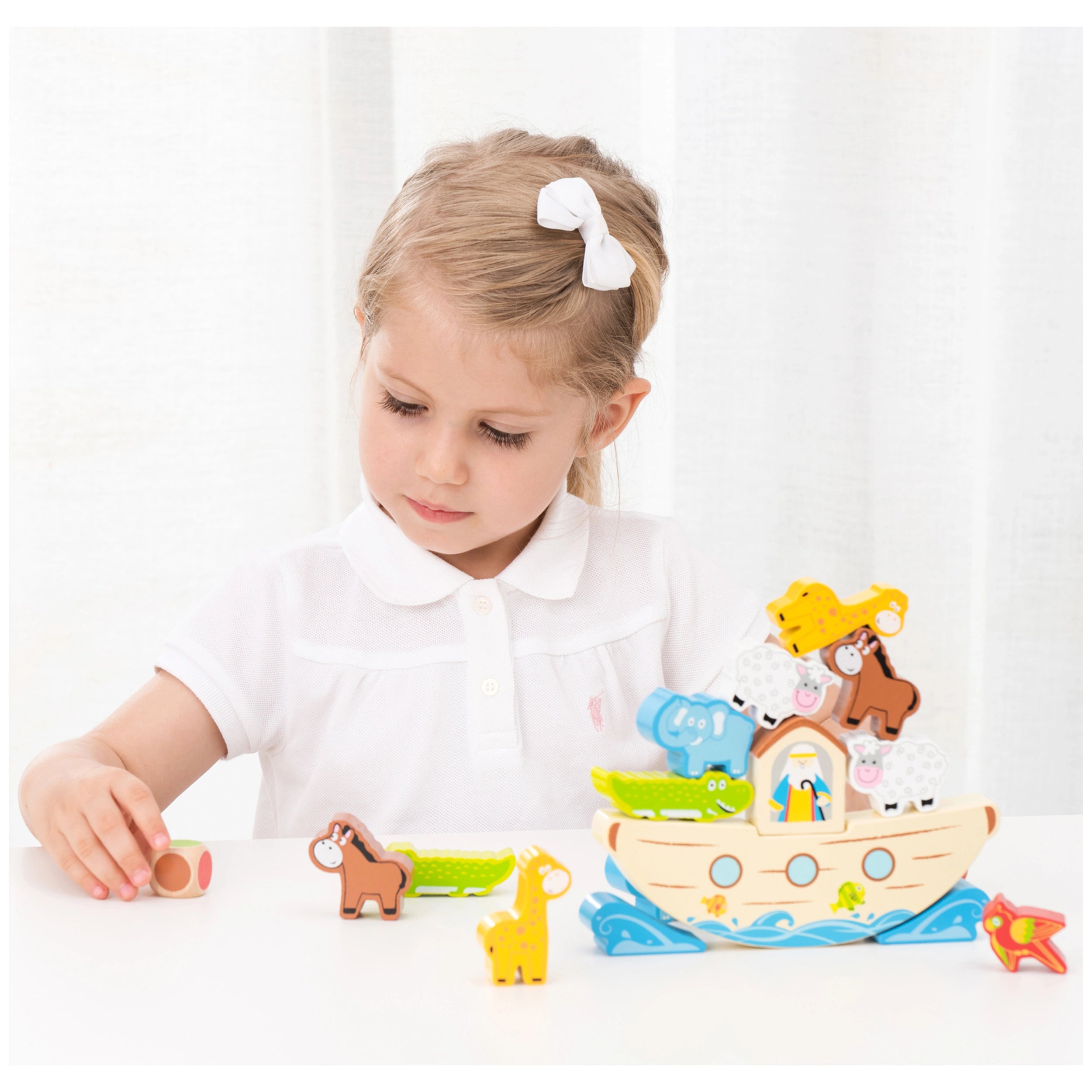 New Classic Toys - Balansspel - Noach's Ark - Educatief Speelgoed