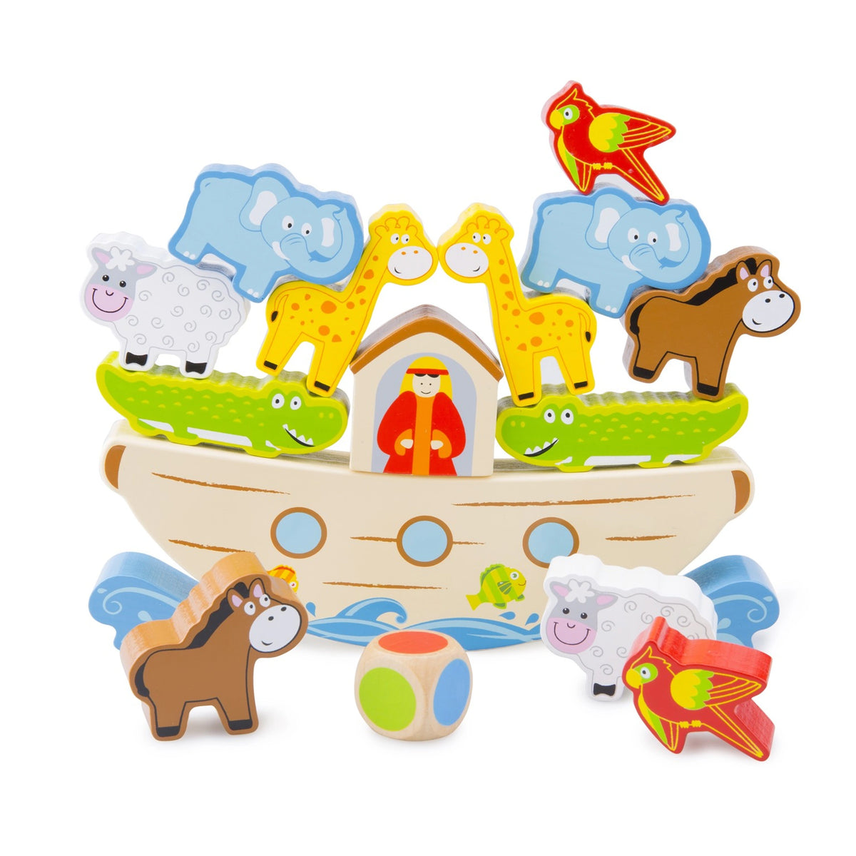 New Classic Toys - Balansspel - Noach's Ark - Educatief Speelgoed