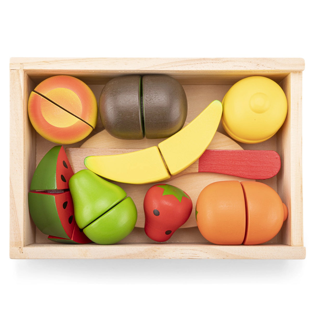 New Classic Toys - Snijset - Fruitdoos - Doen alsof Beroepen & Rollenspel