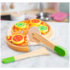 New Classic Toys - Snijset - Pizza Groenten - Doen alsof Beroepen & Rollenspellen