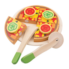 New Classic Toys - Snijset - Pizza Groenten - Doen alsof Beroepen & Rollenspellen