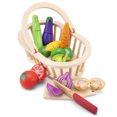 New Classic Toys - Snijset - Groentemand - Doen alsof Beroepen & Rollenspel