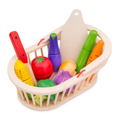 New Classic Toys - Snijset - Groentemand - Doen alsof Beroepen & Rollenspel