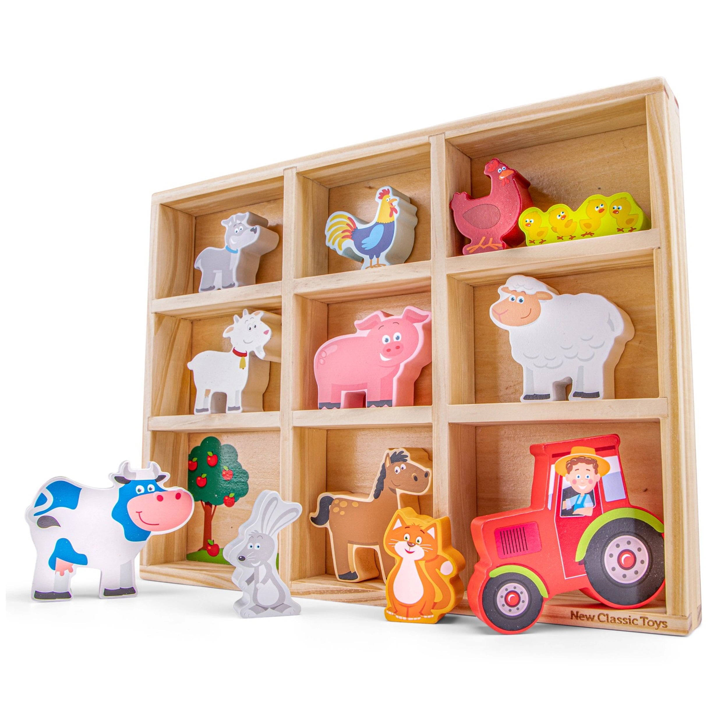 New Classic Toys - Farm Animals In Box - Educational Toys