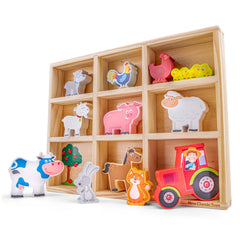 New Classic Toys - Farm Animals In Box - Educational Toys