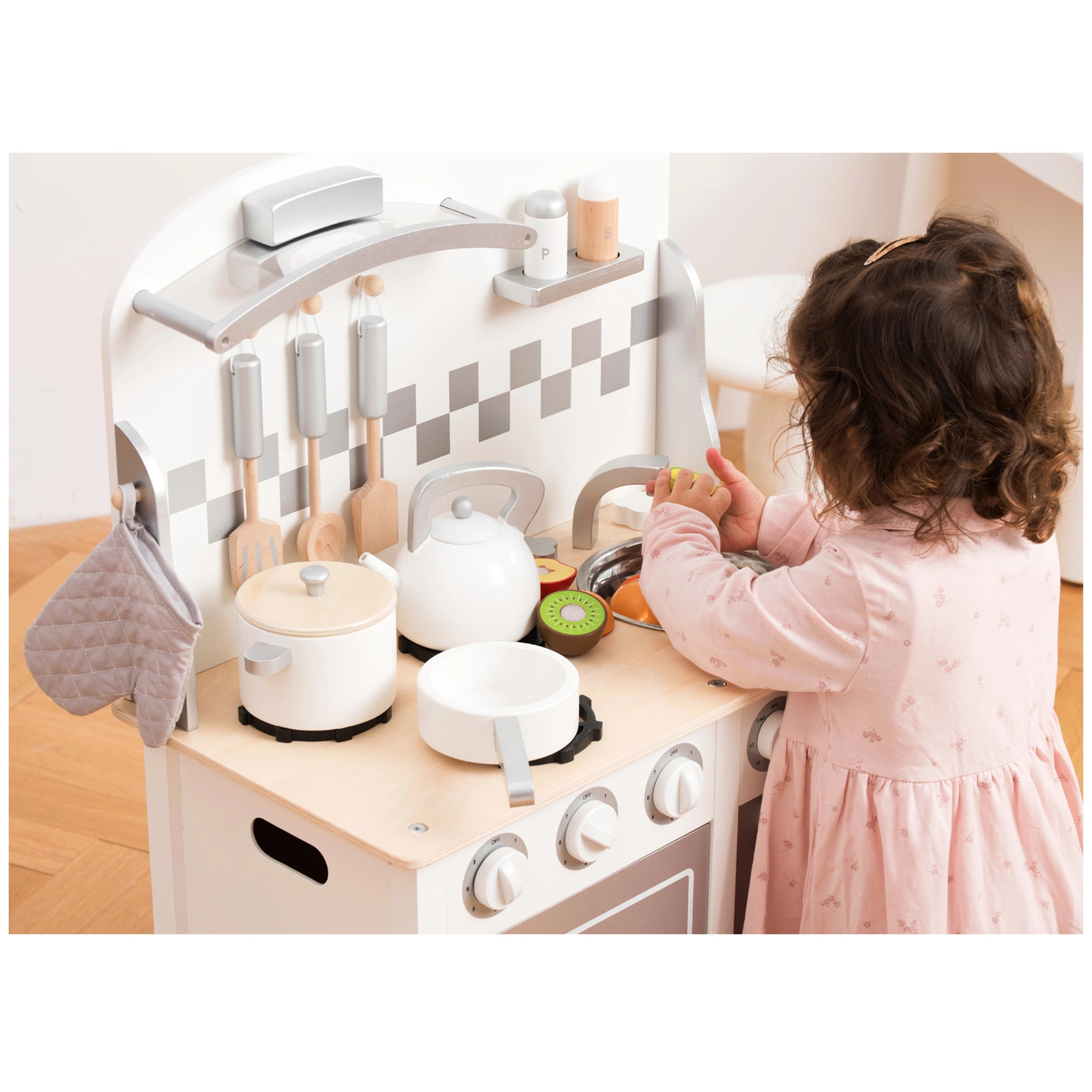 New Classic Toys - Keuken - Deluxe - Wit - Doen alsof Beroepen & Rollenspellen