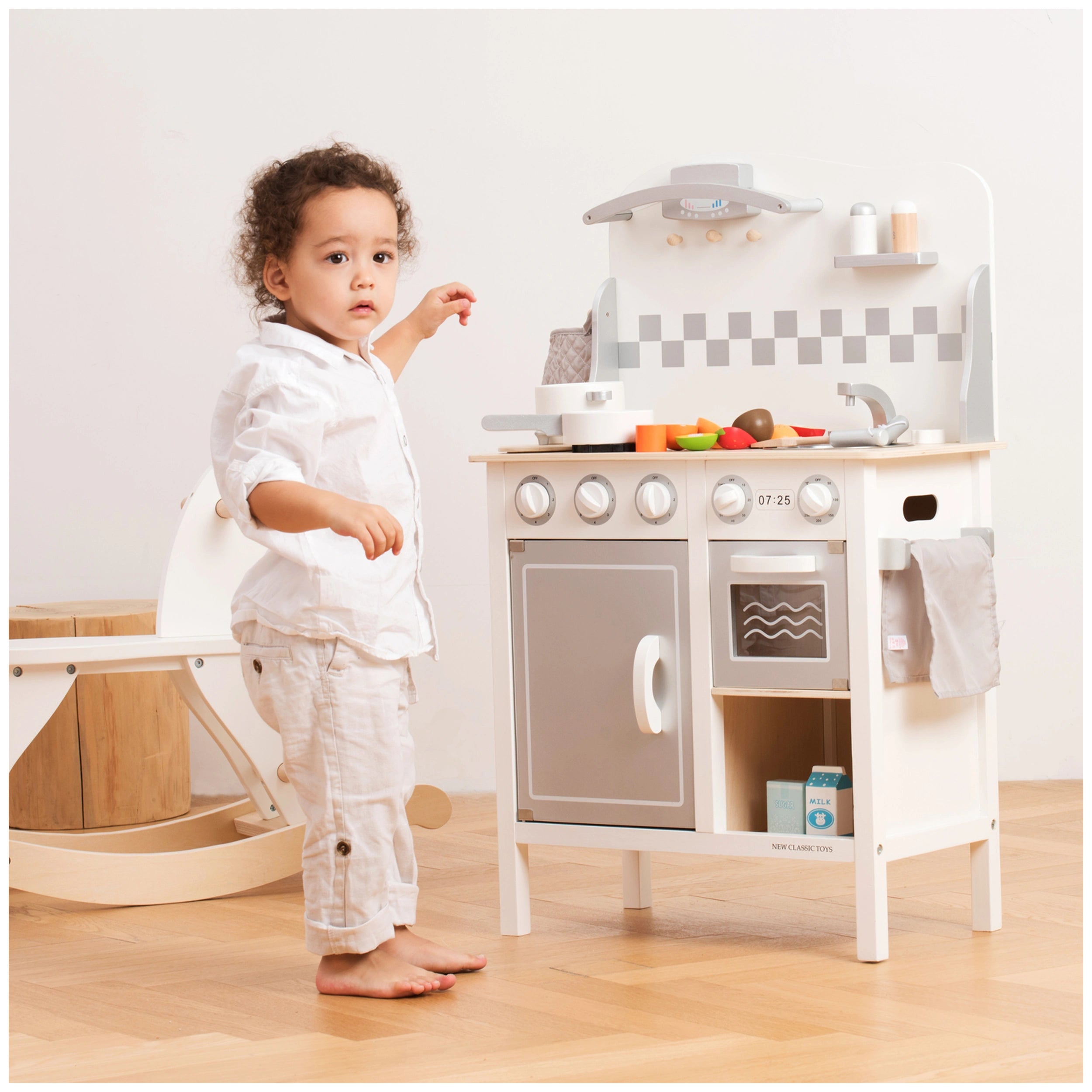 New Classic Toys - Keuken - Deluxe - Wit - Doen alsof Beroepen & Rollenspellen