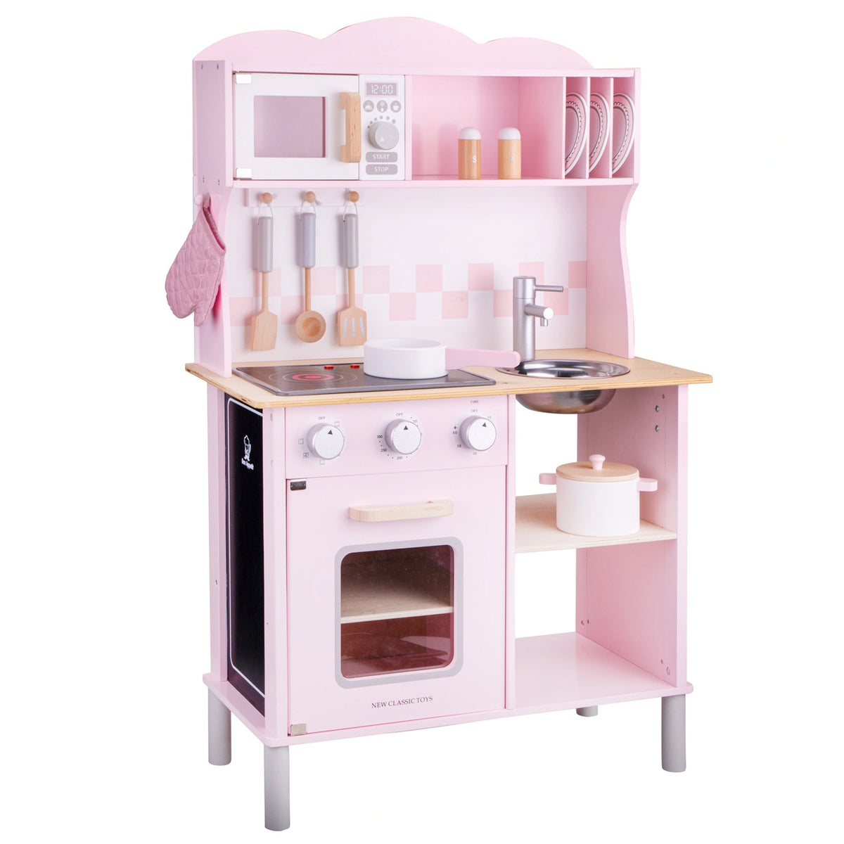 New Classic Toys - Keuken - Modern - Elektrisch Koken - Roze - Doen alsof Beroepen & Rollenspel