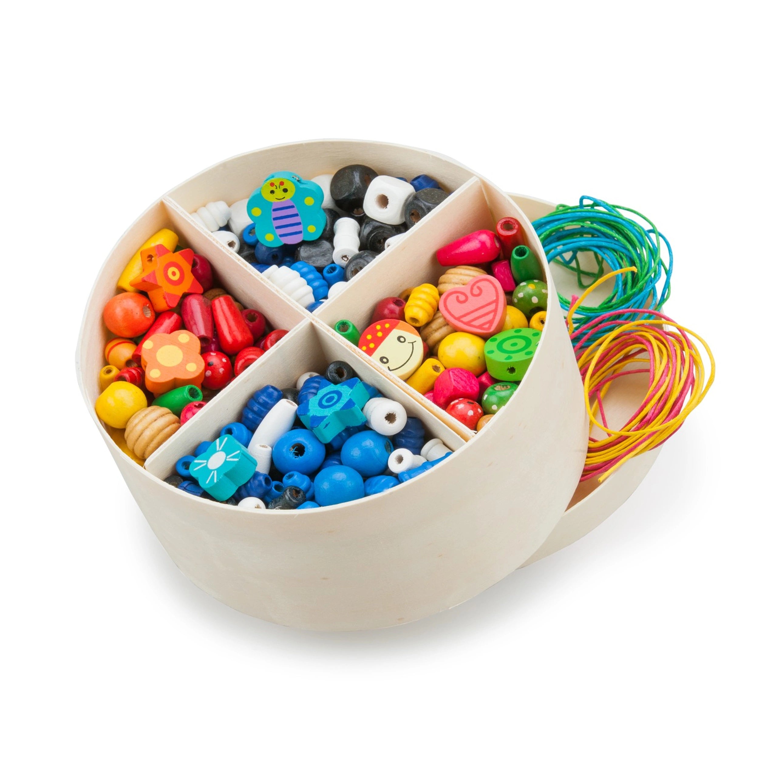 New Classic Toys - Rijgparels - 640 Stukken En 8 Koorden - Kunst & Ambachten
