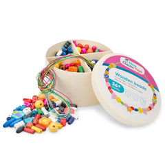 New Classic Toys - Rijgparels - 640 Stukken En 8 Koorden - Kunst & Ambachten