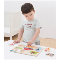 New Classic Toys - Puzzel met Stiften - 8 Stukken - Brandweer - Baby Activiteit Speelgoed