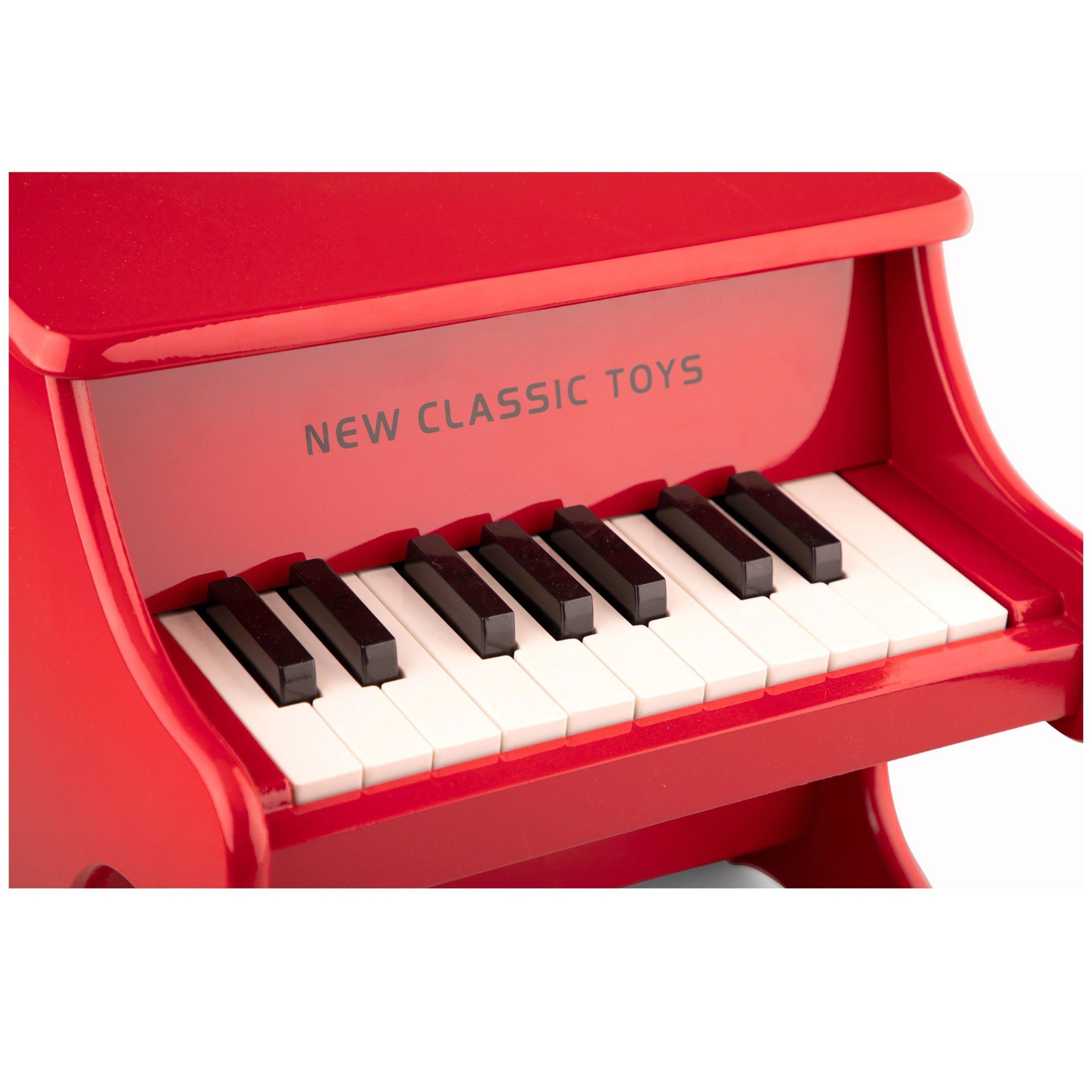 New Classic Toys - Piano - 18 Toetsen - Rood - Muziekinstrumenten