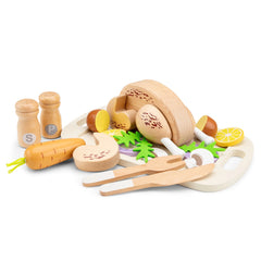 New Classic Toys - Speelvoedsel - Geroosterde Kip - Doen alsof Beroepen & Rollenspel