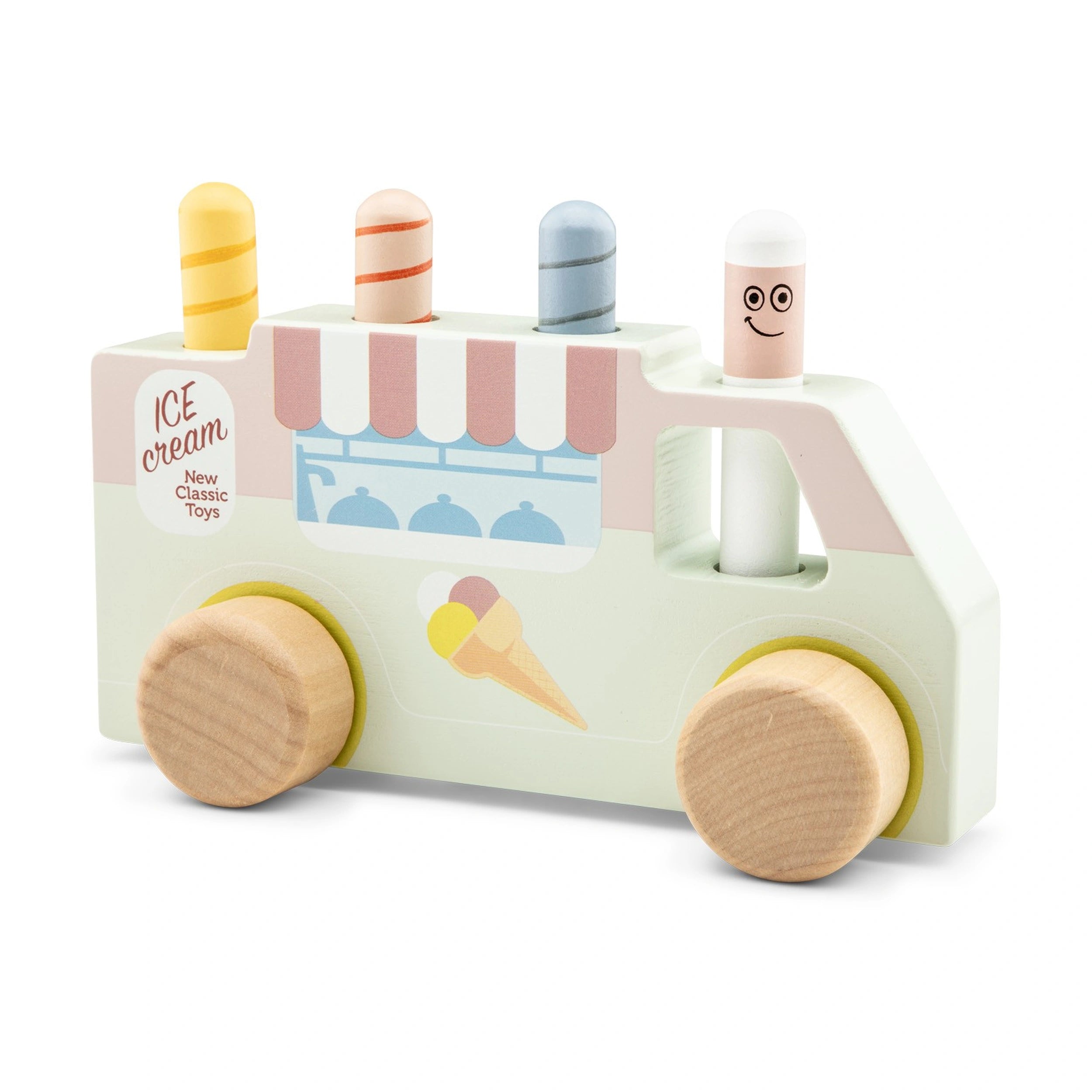 New Classic Toys - Pop Up - IJsjeswagen - Baby Activiteit Speelgoed