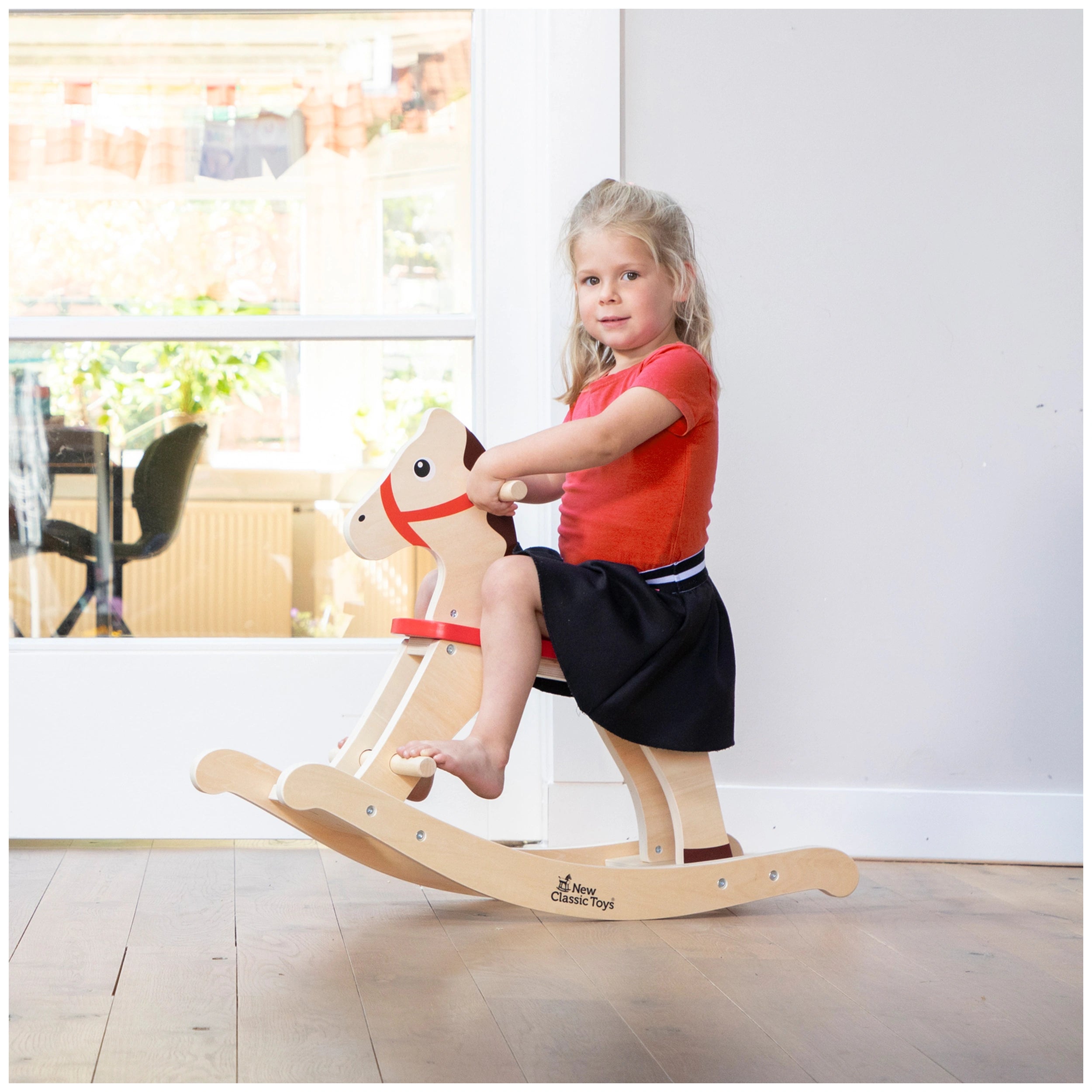 New Classic Toys - Rocking Horse - Natural - Riding Toys
