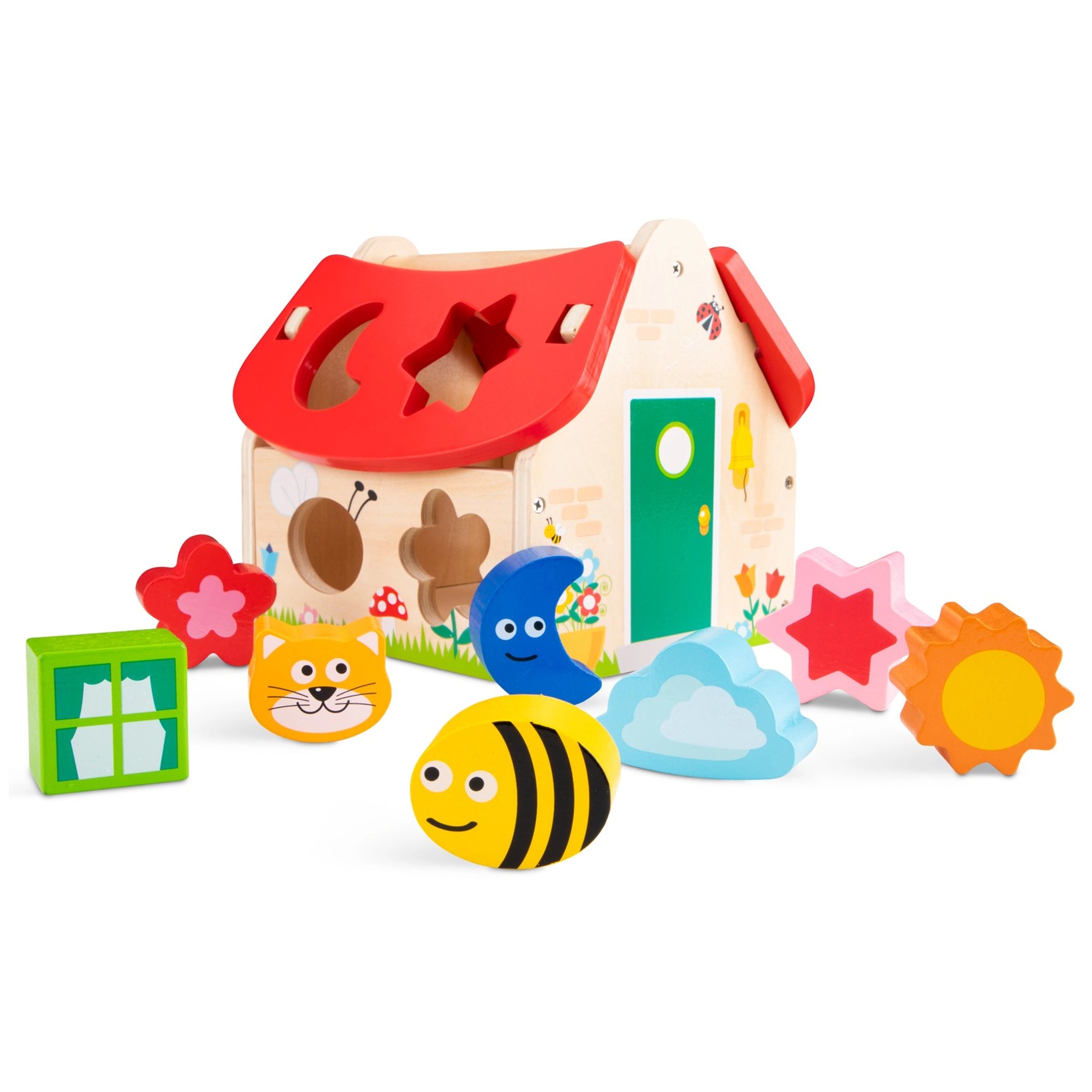 New Classic Toys - Vormen Sorteerhuis - Baby Activiteit Speelgoed