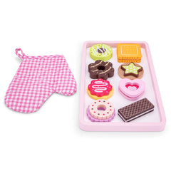 New Classic Toys - Zoete Traktaties Set Met Ovenwant - Doen alsof Beroepen & Rollenspel