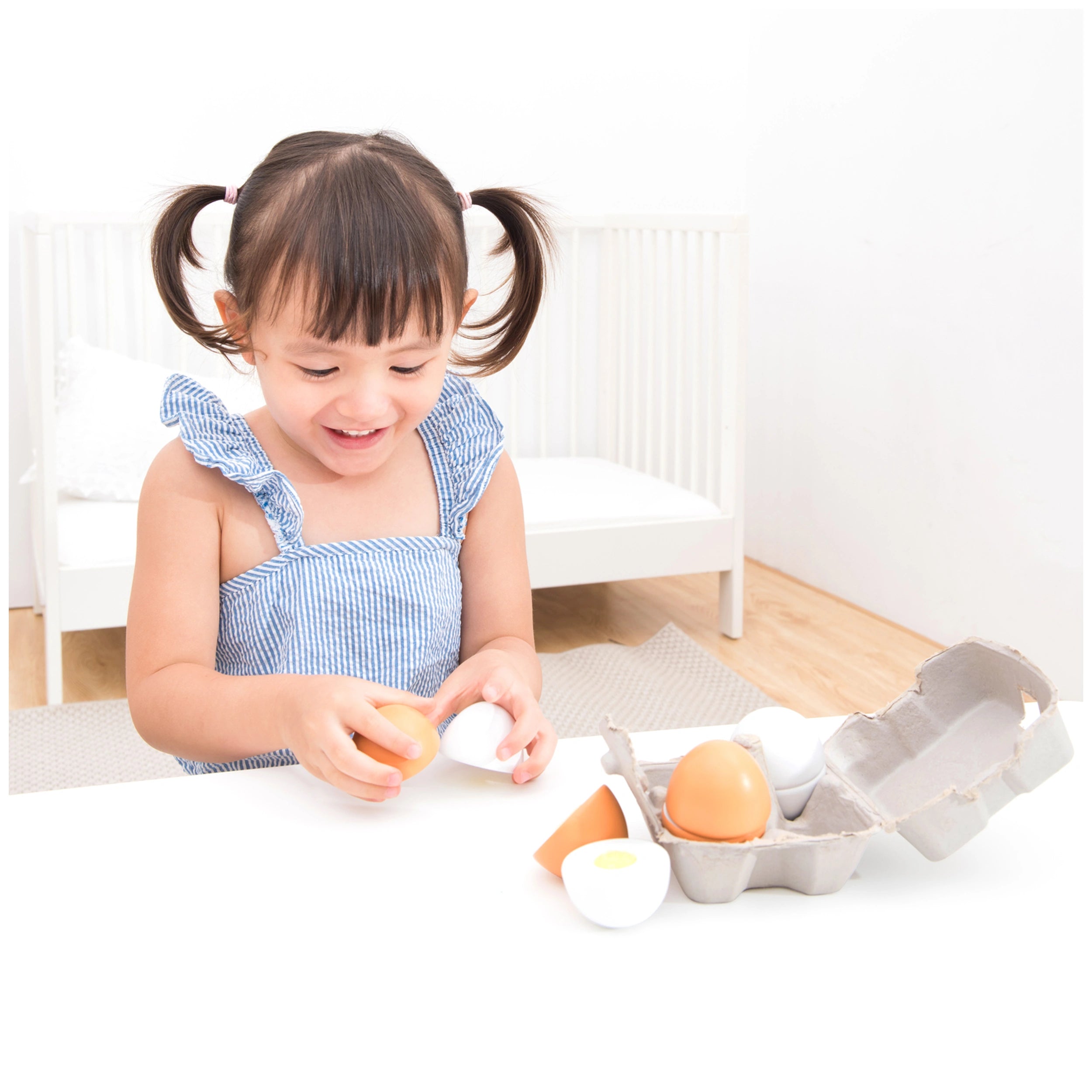 New Classic Toys - Speelgoed Eieren - 4 Stuks - Doe-beroepen & Rollenspel