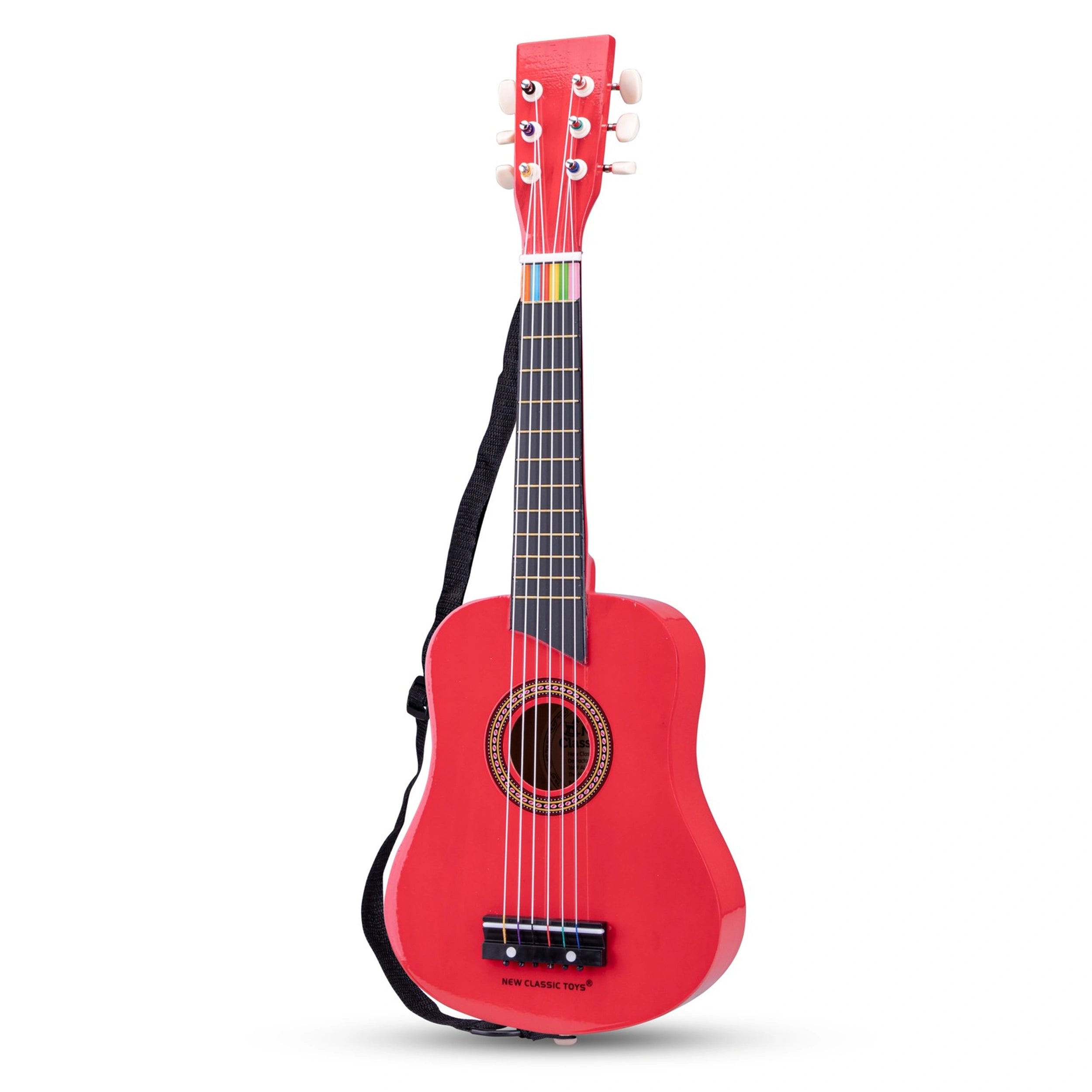 New Classic Toys - Speelgoed Gitaar Deluxe - Rood - Muziekinstrumenten