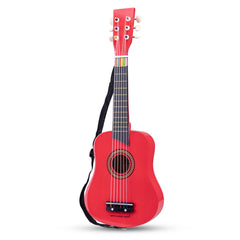 New Classic Toys - Speelgoed Gitaar Deluxe - Rood - Muziekinstrumenten