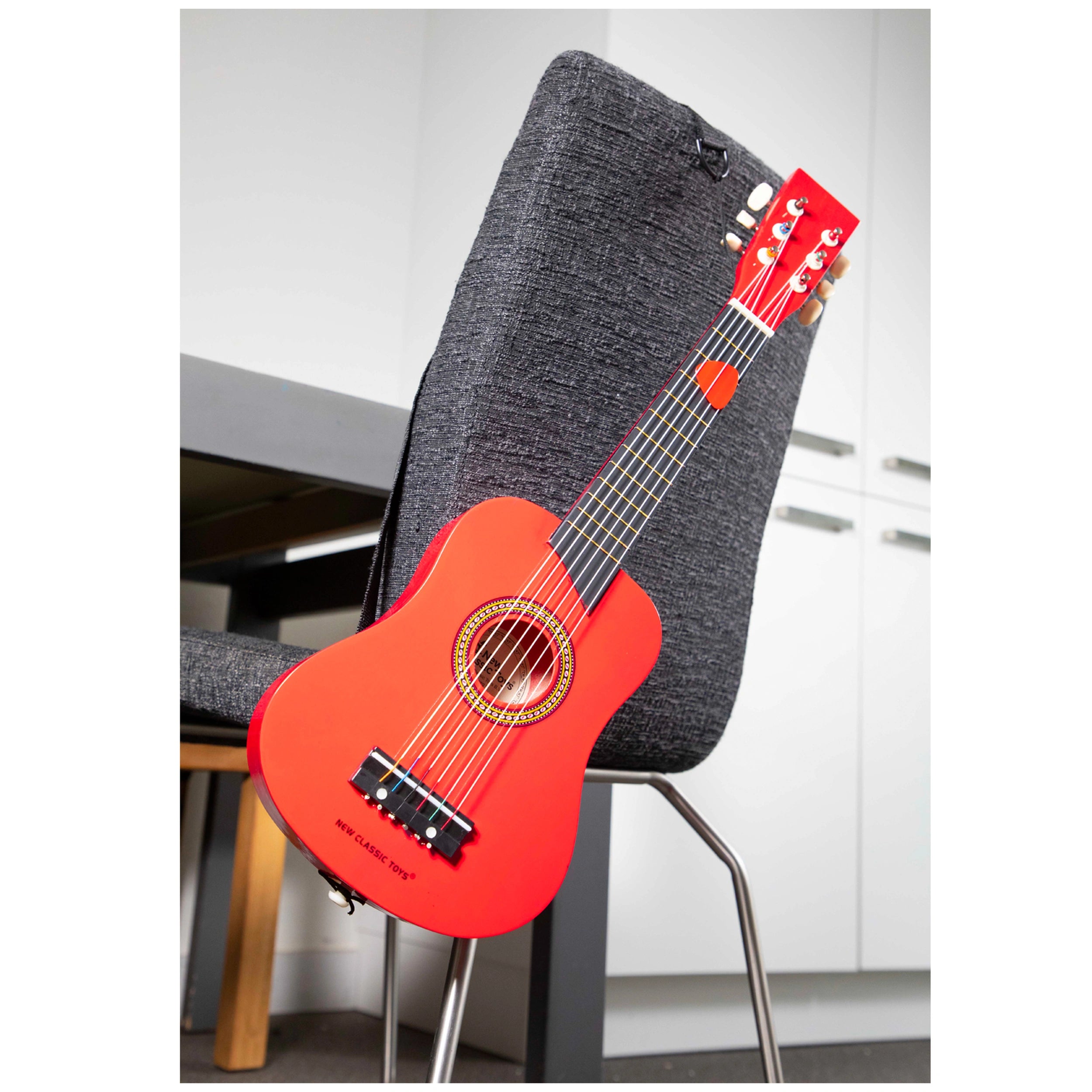 New Classic Toys - Speelgoed Gitaar Deluxe - Rood - Muziekinstrumenten