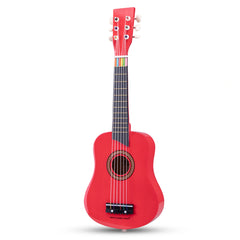 New Classic Toys - Speelgoed Gitaar Deluxe - Rood - Muziekinstrumenten
