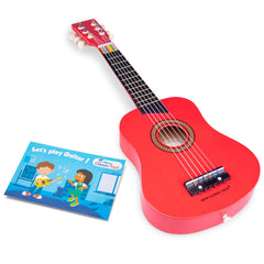 New Classic Toys - Speelgoed Gitaar Deluxe - Rood - Muziekinstrumenten