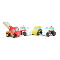 New Classic Toys - Voertuigen Set - 4 Stukken - Speelvoertuigen