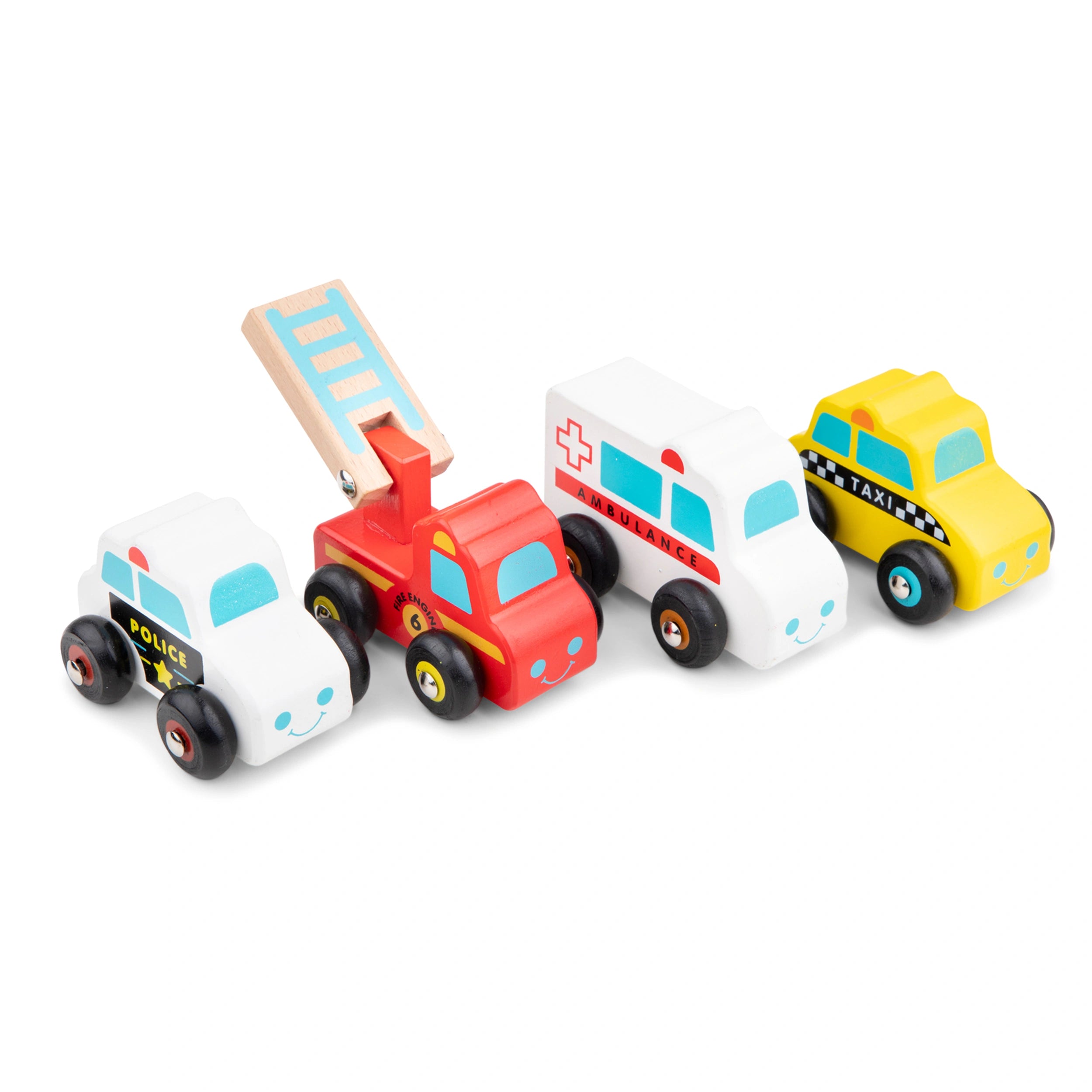 New Classic Toys - Voertuigen Set - 4 Stukken - Speelvoertuigen