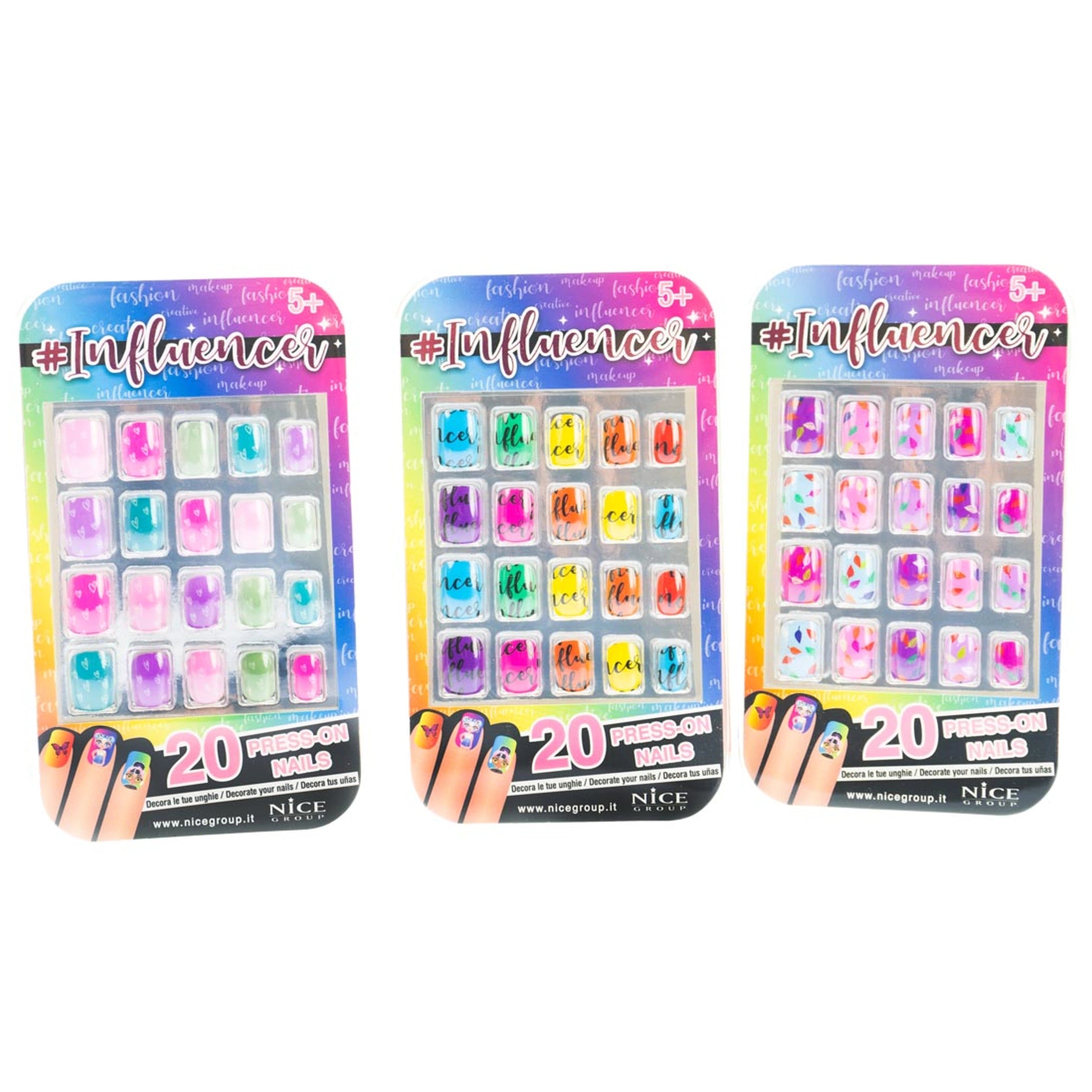 Nice - Influencer Press-On Nails Set - Makeup