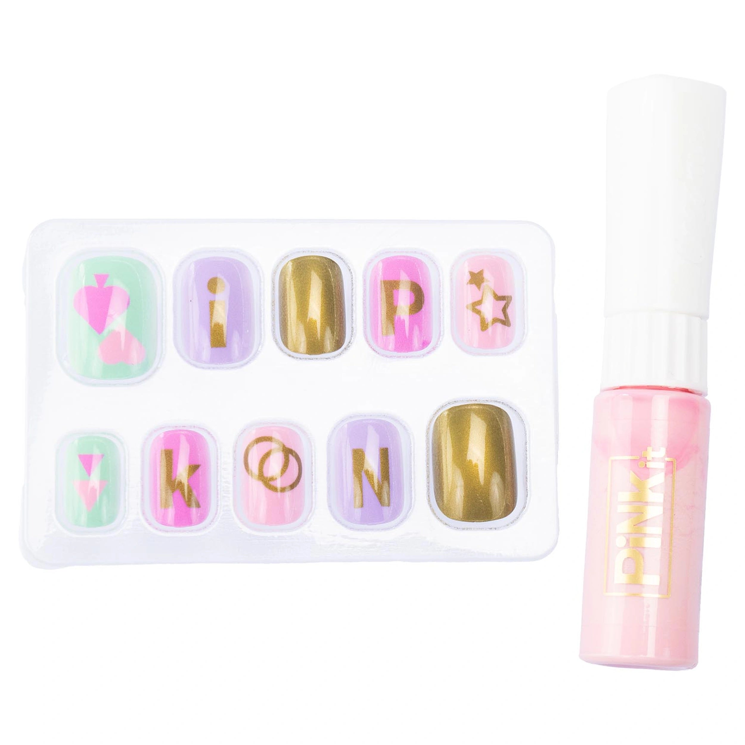 Nice - Pink It Nail Pen Gift Makeup Set - Makeup