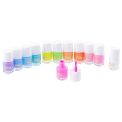 Nice - Pink It Rainbow 12 Pcs Nails Polish Set - Makeup