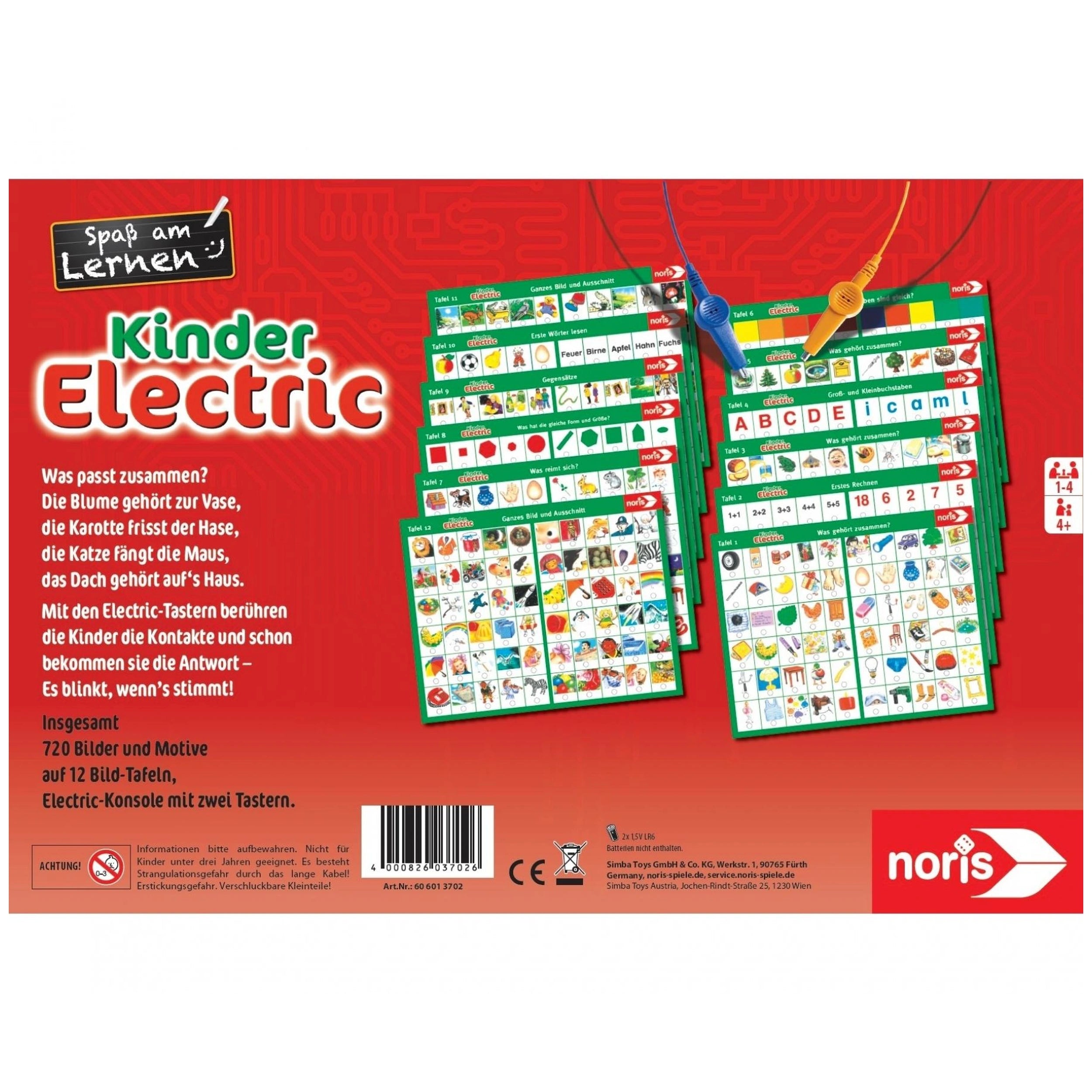 Noris - Kinder Elektrisch - Bordspellen - Duitse Editie - Bordspellen