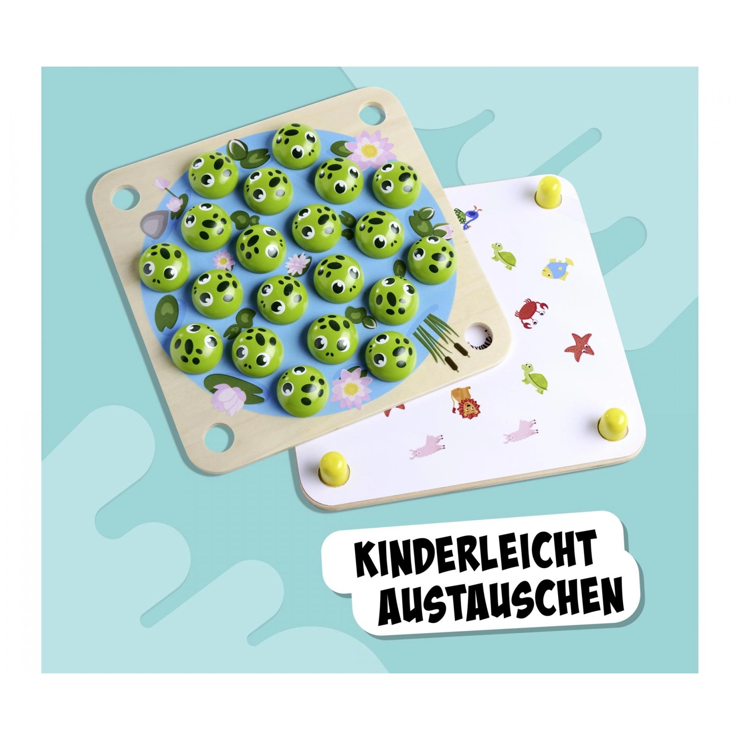 Noris - My Frog Memory Game - Board Games - International Edition - Board Games